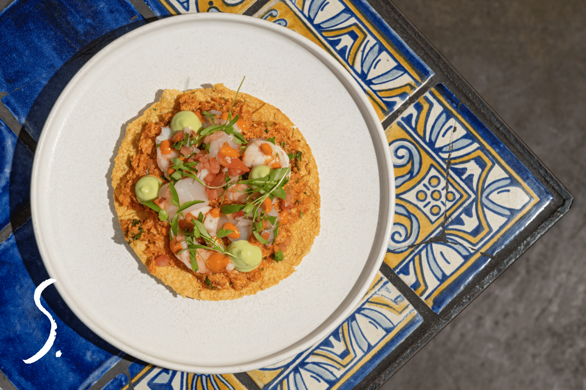 #5: A smoked kanpachi tostada 