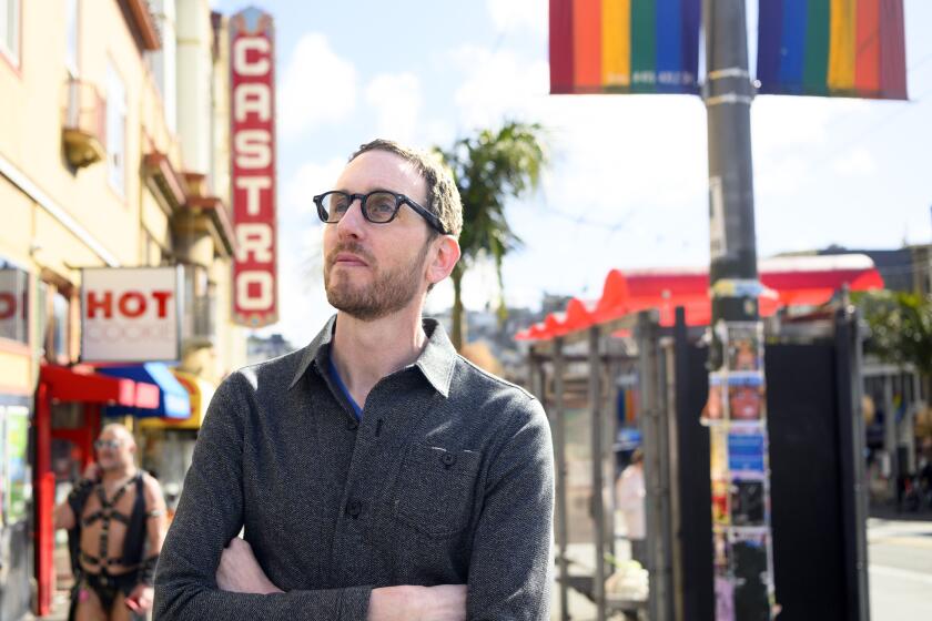 SAN FRANCISCO, CA - MARCH 05, 2023 - Senator Scott Wiener stands for a photo in the Castro district of San Francisco, California on March 05, 2023. (Josh Edelson/For The Times)