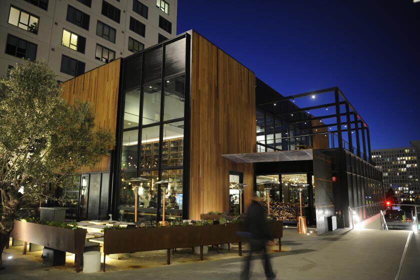 LOS ANGELES-CA-JANUARY 12, 2016: Exterior of Otium in downtown Los Angeles on Tuesday, January 12, 2016. (Christina House / For The Times)