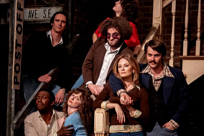 The original cast of 'Saturday Night Live' as played by the cast of 'Saturday Night.'