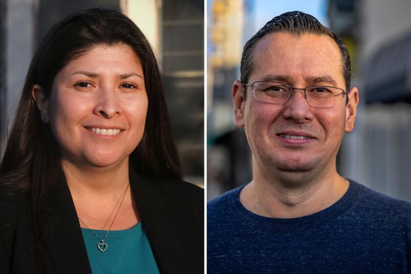 LEFT: Graciela Ortiz on Thursday, Dec. 14, 2023 in Huntington Park, CA. RIGHT: Efren Martinez on Nov. 29, 2023.